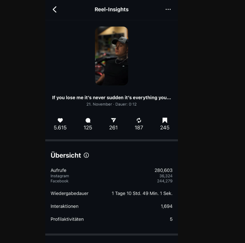 Promotion insight screenshot